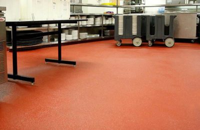 Resin Screeds - resin screed in kitchen