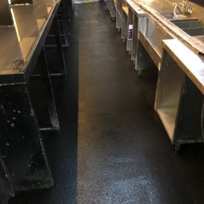German Gymnasium Restaurant Bar Flooring Progect