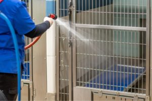 Easy to clean, kennel flooring