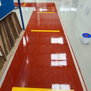 Hi-Build Resin Flooring - Zenith Printers Phase Two A